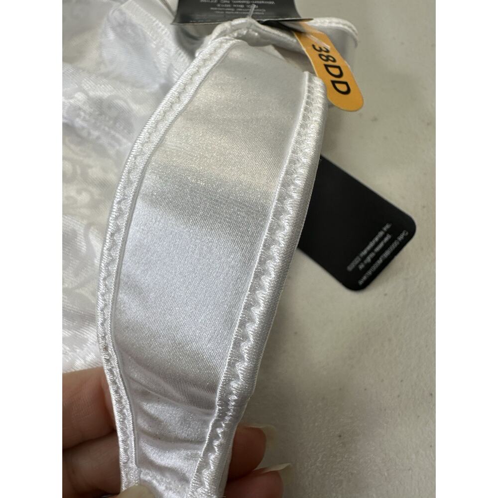 NWT Bali Minimizer Bra 38DD White Breathable Adjustable Support - Picture 8 of 15
